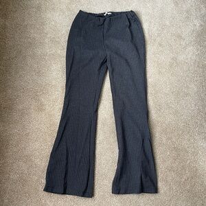 Zara Navy Pinstripe Pants